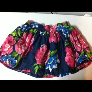 Blue floral Hollister skirt