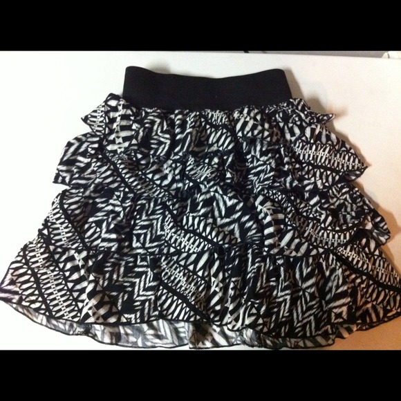 Ruffled Tribal Skirt