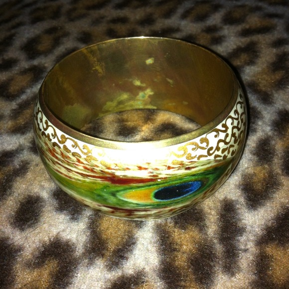 Peacock bracelet