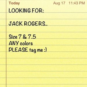 Looking for jack Rogers