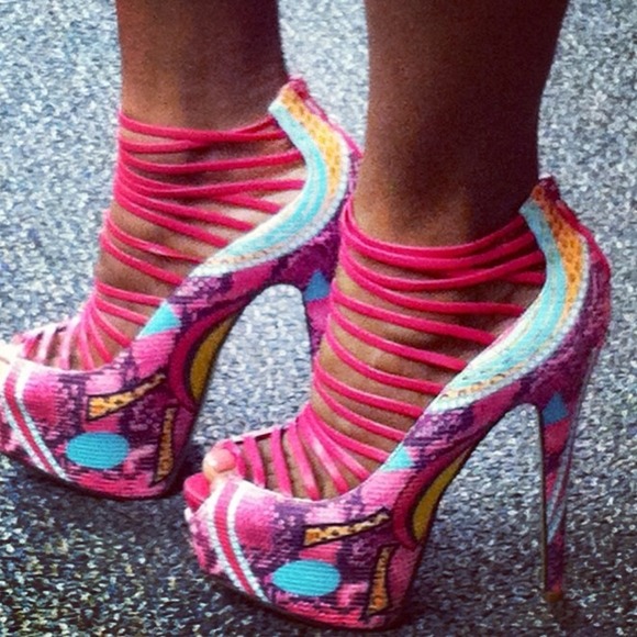 Pink platforms