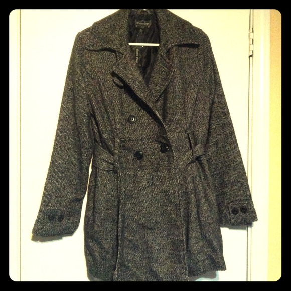 Black/grey coat