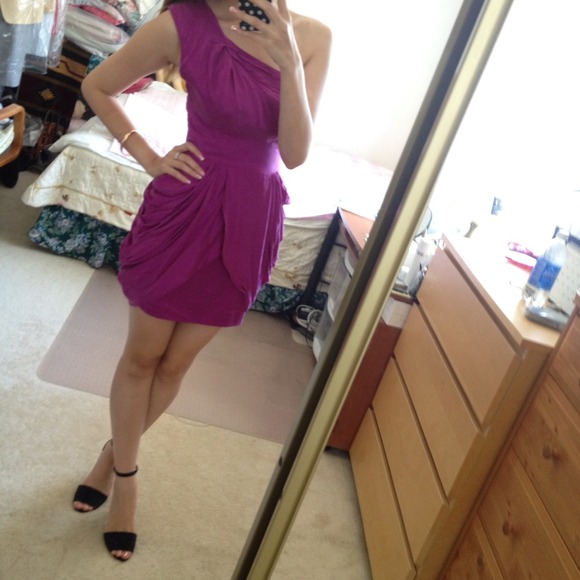 🎉HOST PICK🎉Jeweltone One-Shoulder Dress - Picture 2 of 4