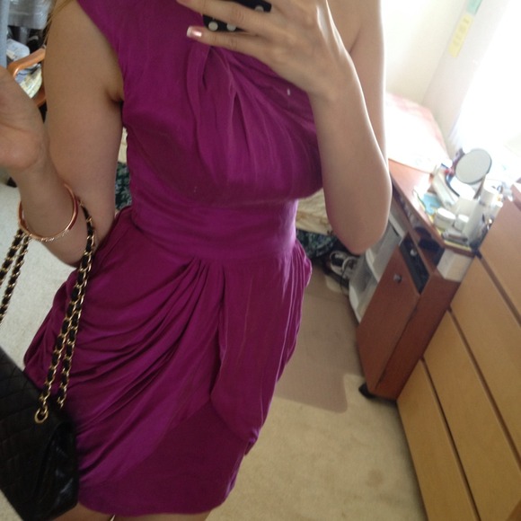 🎉HOST PICK🎉Jeweltone One-Shoulder Dress - Picture 4 of 4