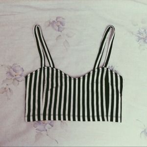 Brandy Melville striped chiyo top