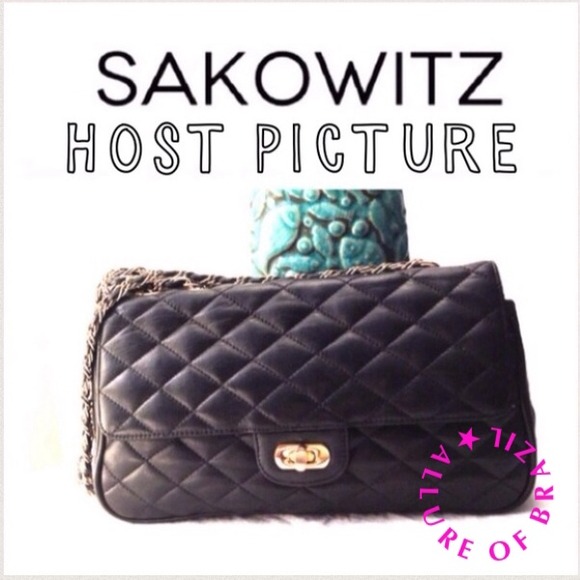 SAKOWITZ Handbags - 🎉🎊HOST PIC 02-12 PARTY🎉🎊SAKOWITZ BLACK leather