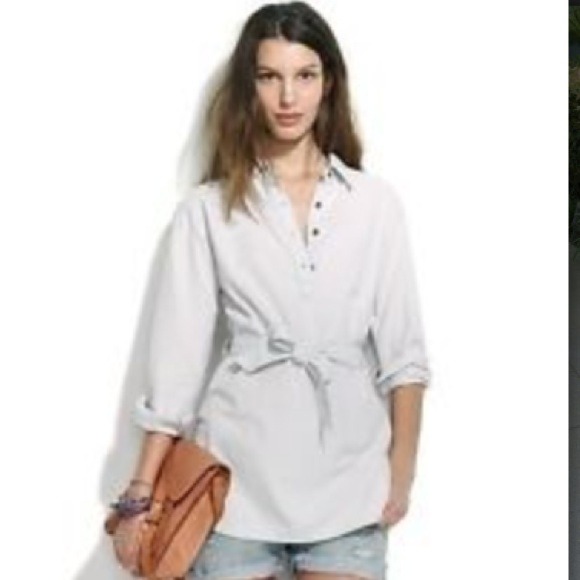 ❌Sold❌Madewell chambray tunic top