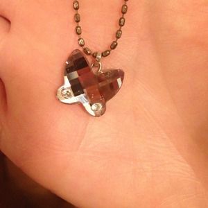 Authentic Swarovski butterfly pendant