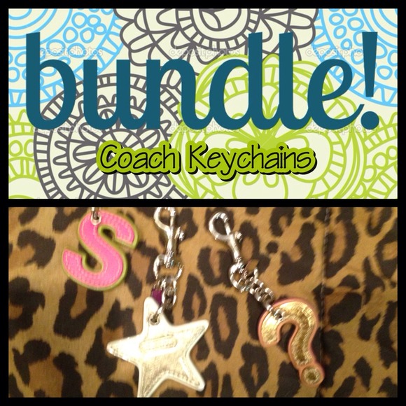 ⛔⛔⛔ SOLD ⛔⛔⛔ Coach Keychain Bundles