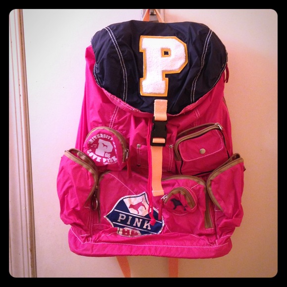 Victoria's Secret Handbags - 🚫Hold🚫Pink Victoria's Secret Backpack
