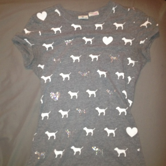 Old Victoria's Secret pink shirt