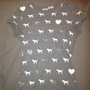 Old Victoria's Secret pink shirt