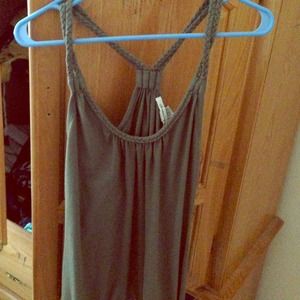 American Rag braided strap razorback tank.