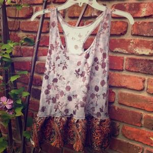 vintage ruffle tank TAKE AN ADDITIONAL 50% OFF!!