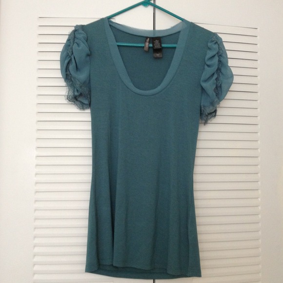 Deep turquoise top