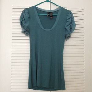 Deep turquoise top