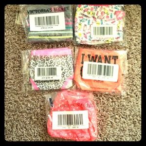 *Reserved* Set of 5 Victorias Secret panties