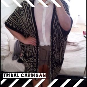 LUSH Tribal Print Cardigan
