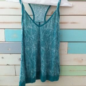 Racerback top with open back