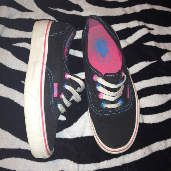 Pink & Blue Vans