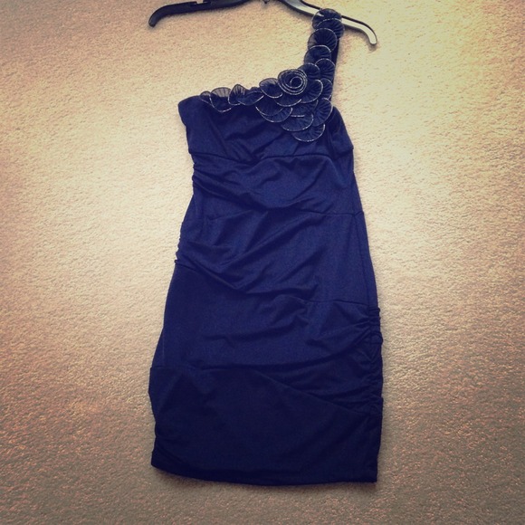 Navy Blue Formal Dress