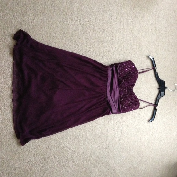 Purple homecoming or formal dress