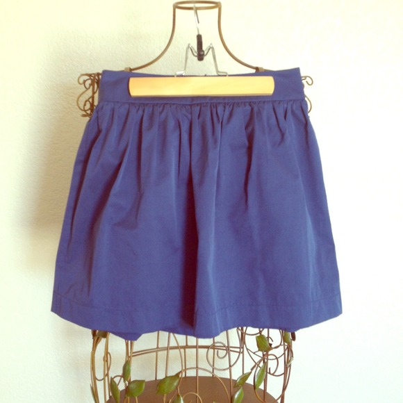 X HOLD X Royal blue Zara skirt
