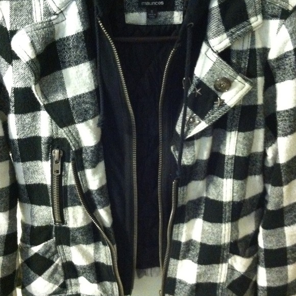 Maurice's black and white fabulous jacket! - Picture 2 of 4