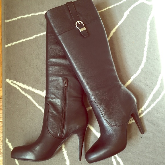 Banana Republic Black Knee-High Boots
