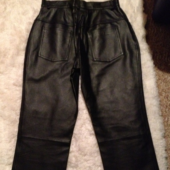 Black Leather Pants