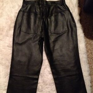 Black Leather Pants