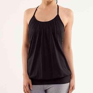 ❌RESERVED❌Lululemon Black No Limits Tank