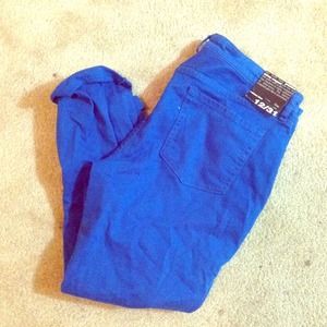 New Gap blue skinny jeans