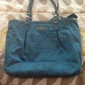 Blue authentic Coach Purse!