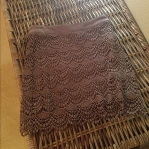 Grey Lace Skirt