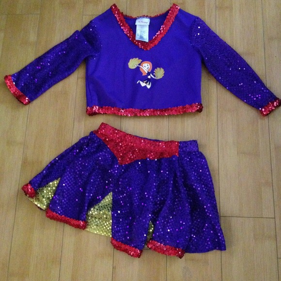 Disney long sleeve top and skirt size XS for girls