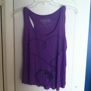 Heart headphones crop top