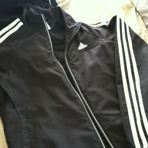 Bundle Adidas jacket/pants set & bra with adhesive