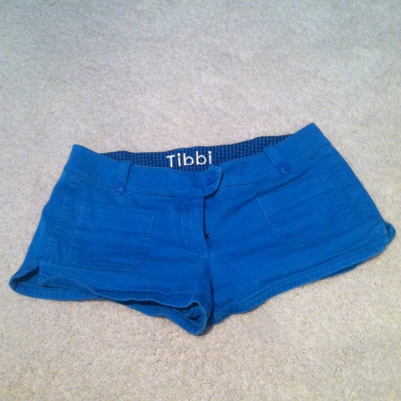 Turquoise shorts