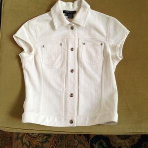 Etcetera white denim