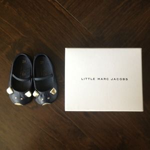 Little Marc Jacobs Baby Navy Mouse Flats Size 21