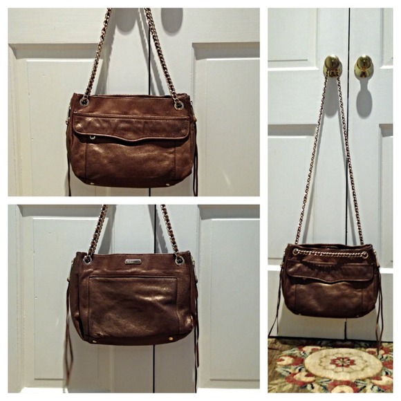 🎁 SOLD!!! Rebecca Minkoff bronze swing bag!