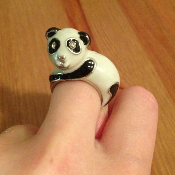 Cute panda ring