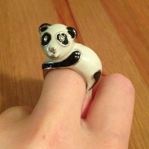 Cute panda ring