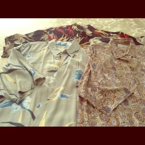 Men's rayon button up shirt