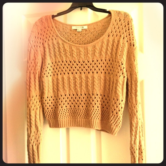 Crop sweater