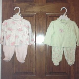 Floral and ruffles 2pc sets
