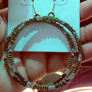 Brand new bronze and green earrings