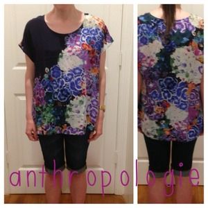 NWOT Maeve Anthropologie Silk Top
