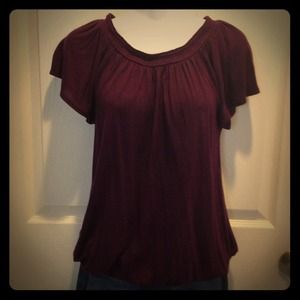 Purple short sleeve